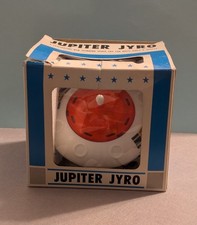 Vtg Jupiter Jyro Spinning Space Gyro Toy - Tomy F.E. White - Japan - Basic Set