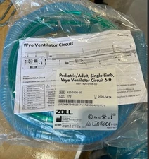 NEW Zoll Pediatric/Adult Ventilator Circuit 6 ft CASE of (15) FACTORY SEALED NIB