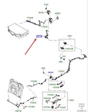 LAND ROVER DEFENDER L663 Tuyau de dégazage de batterie 104123475 NEUF ORIGINAL
