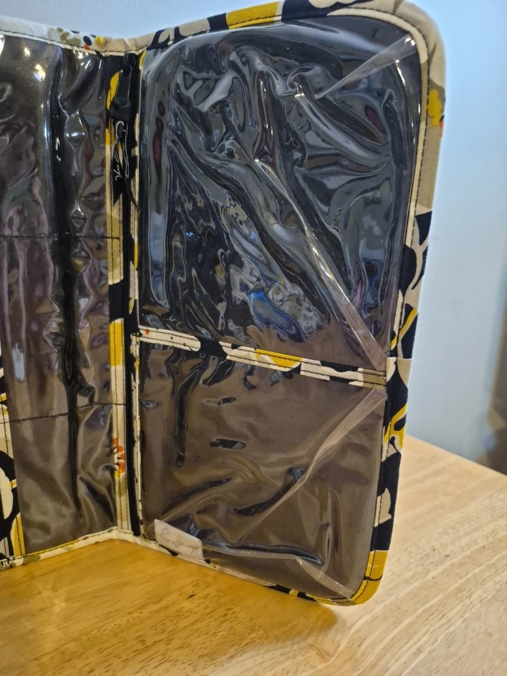 Bolso colgante floral amarillo organizador de joyas cosméticas de viaje Vera Bradley Dogwood Foto 4 de 4