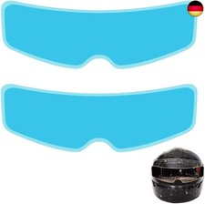 2 Stück Helm visier, Regenfeste Folie, Transparent anti fog folie