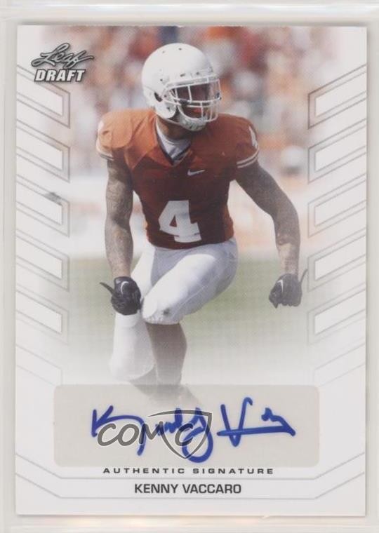 Kenny Vaccaro Leaf Draft Autographs #BAKV1 Base