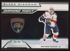 2024-25 Upper Deck Black Diamond Might Matthew Tkachuk 20/99 #DM-MT