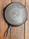 Griswold Cast Iron #8 Large Block Logo Skillet w/ Heat Ring
