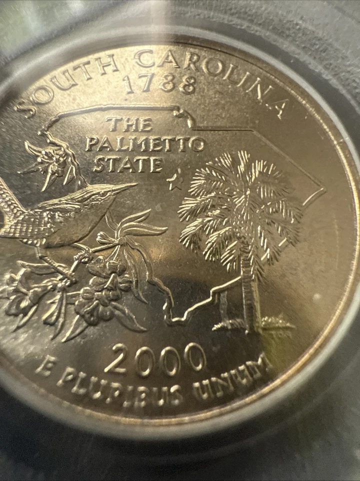 2000 D South Carolina State Quarter 25c PCGS MS67 - Image 4 of 4