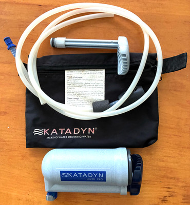 Katadyn Hiker Pro Portable Microfilter Water Filter System Pump, Backpacking