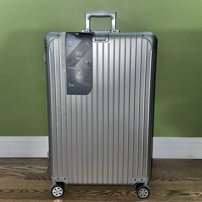 RACHEL ZOE Aluminum Silver 30” Luggage Suitcase TSA Lock NWT