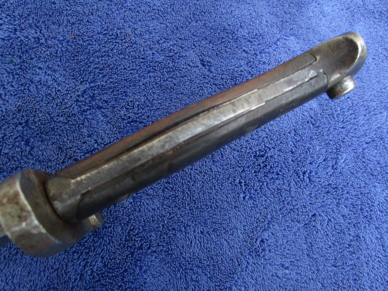 ORIGINAL VINTAGE TURKISH WW1 ERZATS MODIFIED FROM BUTCHER BAYONET AND SCABBARD