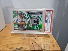2021 Topps Chrome Captain's Cloth Relics Green Refractor 52/99 Pete Alonso 