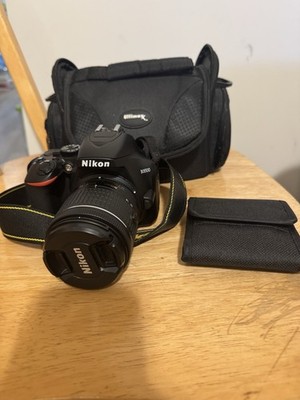 Nikon D3500 DSLR w/ 18-55mm VR Lens Charger Bag Filters Tested