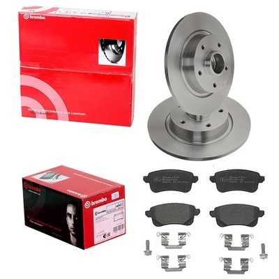 brembo BREMSSCHEIBEN 274mm + BELÄGE HINTEN passend für RENAULT GRAND SCENIC 3