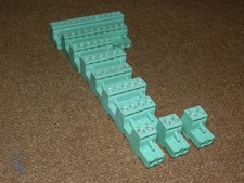10 Pieces Mix -  Terminal Block Connectors - Crestron, Speakercraft, B&K - Green