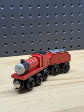 Thomas  Friends Wooden Railway Train Engine James Tender