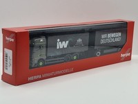 Herpa 317160 Man Tgx Gx Wechselkoffer-HäNgerzug Iw Wir Bewegen Deutsch 1:87