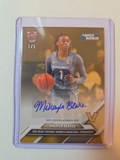 1/1 MIKAYLA BLAKES 2025-26 BOWMAN U NOW MARCH MADNESS 1/1 Auto