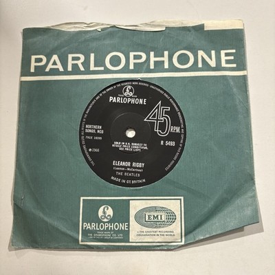 The Beatles - Eleanor Rigby / Yellow Submarine -Original UK Parlophone 7''-R 5493