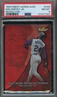 PSA 8 1999 FINEST AARON AWARD REFRACTOR HANK AARON #HA8 KEN GRIFFEY JR.