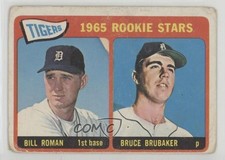 1965 Topps 1965 Rookie Stars Bill Roman Bruce Brubaker #493 8tn