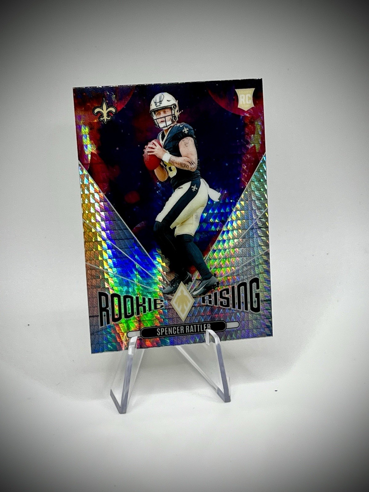 Spencer Rattler saints Phoenix Rookie Rising Hyper 2024 (RC)