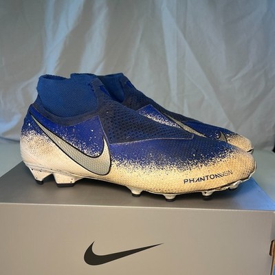 Nike VSN Phantom Vision Elite DF FG Men's 11.5 Racer Blue/White Soccer Cleats