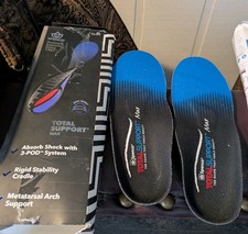 Spenco Total Support Max Shoe Insoles - Orthotic Metatarsal W 9-10.5 M 8-9.5