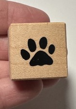 1999 PSX A-696 Cat Paw Print Rubber Stamp, Santa Rosa, CA-Made In USA