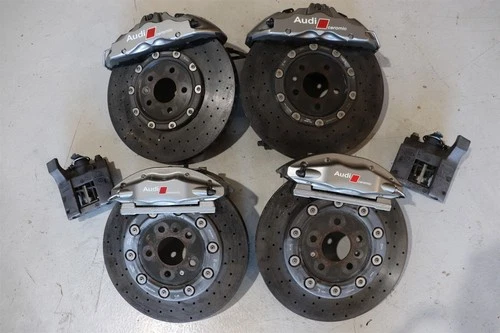 Audi R8 V10 Plus 5.2 Type 42 2015 Carbon Ceramic Brake Caliper Disc Set J250