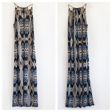 Laundry by Design maxi dress blue black size XL (NWT)