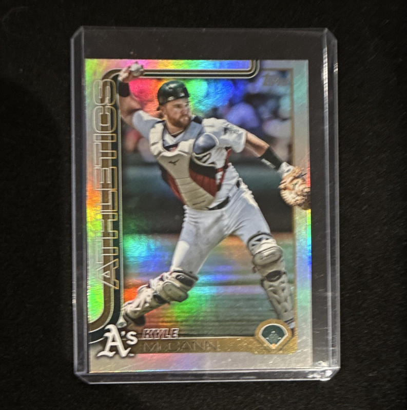 Topps 2025 Topps Series 2 Kyle McCann Oakland Athletics #555 All-Etch