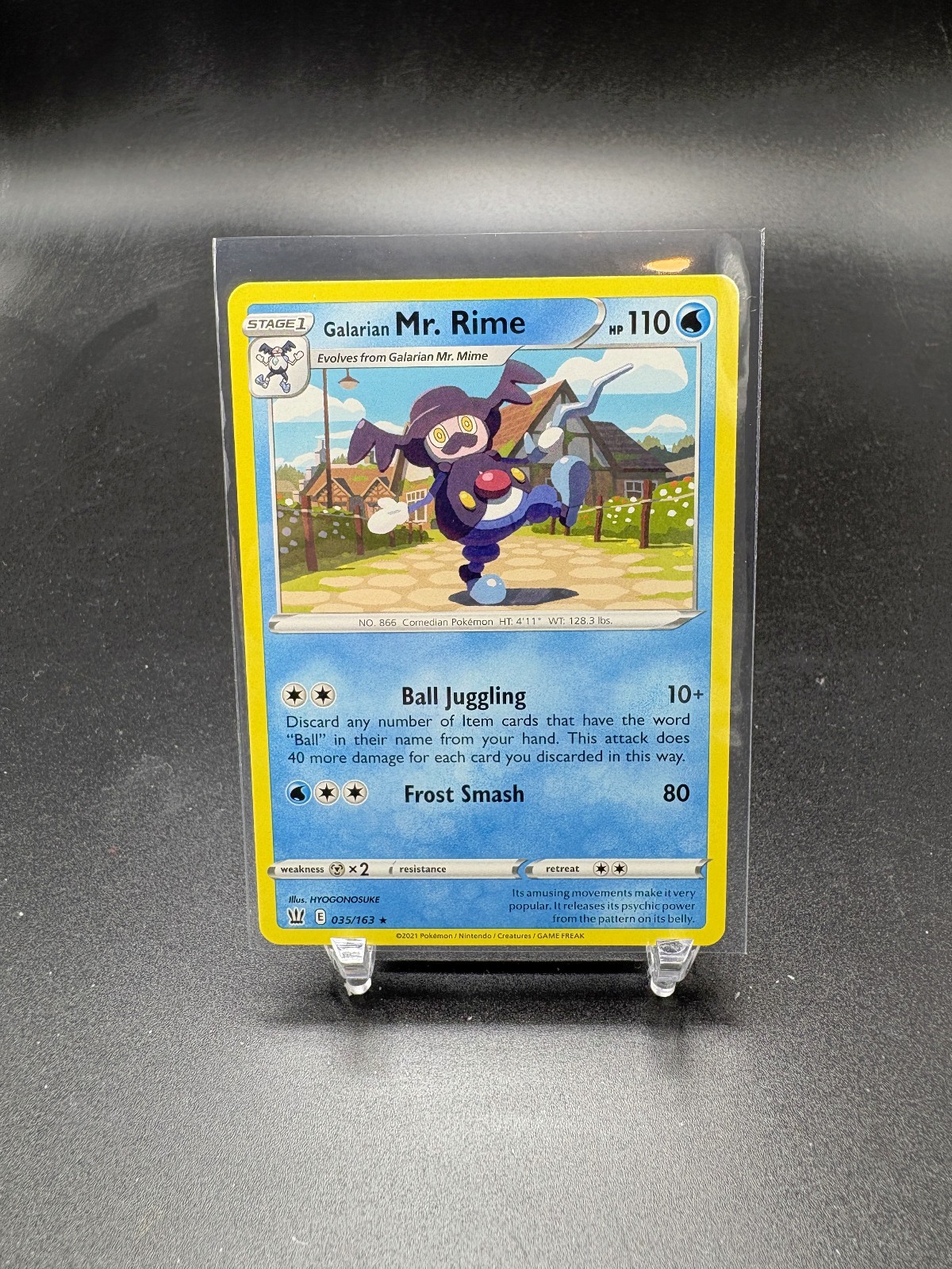 Galarian Mr. Rime Pokémon TCG Battle Styles Rare Regular 035/163