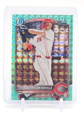 MASON NEVILLE 2025 BOWMAN CHROME 1ST AQUA GEOMETRIC ROOKIE /125 #BDC-109 Q0208