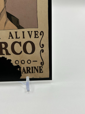 ONE PIECE WANTED POSTER Bromide Card Whitebeard Marco Mugiwara