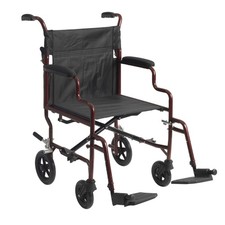 Drive DeVilbiss Healthcare drive Bariatric Heavy-Duty Transport Chair, Black wit