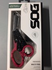 SOG Parashears Medical/Rescue Scissors Multi Tool W/ Sheath 23 125 01 43 Red New