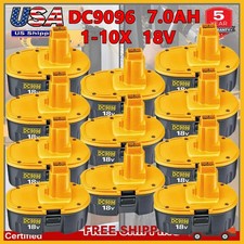 XRP DC9096 DC9098 For Dewalt 18 VOLT 7.0AH Ni-MH Battery DC9099 Replacement 18V