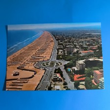 RIMINI - PANORAMA DALL' AEREO  VECCHIA CARTOLINA A COLORI - COLLEZIONE
