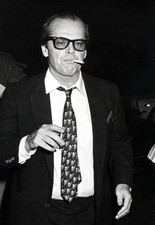 Jack Nicholson at Jack Nicholson Anjelica Huston Lindall Hobbs Sig- Old Photo