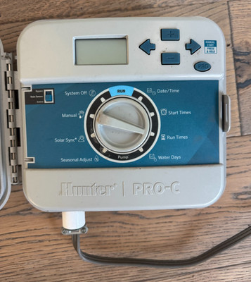 Hunter Pro-C PC-1200 Irrigation Sprinkler Controller 12-Zone Outdoor 24VAC