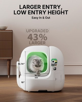 PETKIT Purobot Max Pro 2 Self Cleaning Cat Litter Box, AI Cat