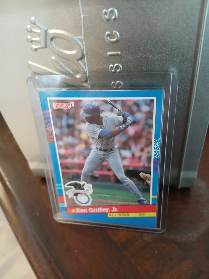 Tarjeta de error Donruss Ken Griffey Jr 1991 - sin punto después de Inc como nueva  Foto 3 de 4