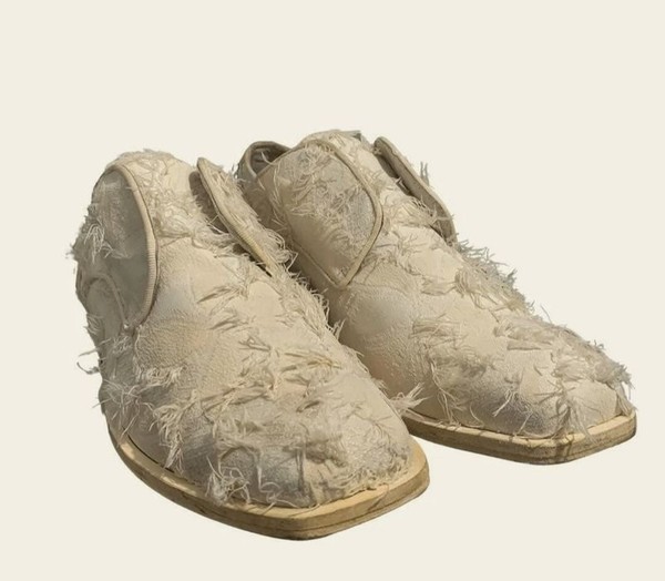 Women Maison Margiela Heels Grey Leather 36.5