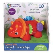 Learning Resources LRNLER9147 Tracy the Fidget Triceratops Pre-K to K