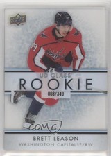 2021-22 Upper Deck Ovation UD Glass Rookies 8/349 Brett Leason #GR-8 0mp9