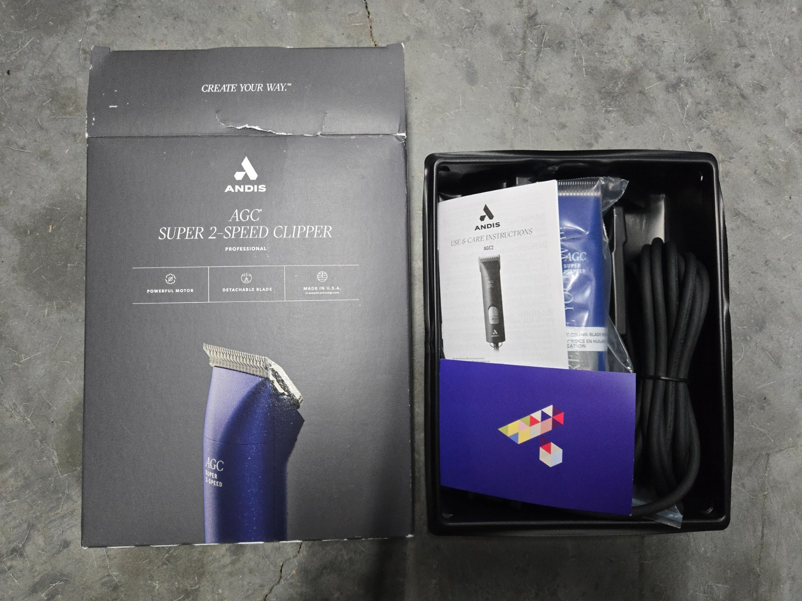 Andis 23305 AGC Super 2-Speed Detachable Blade Clipper