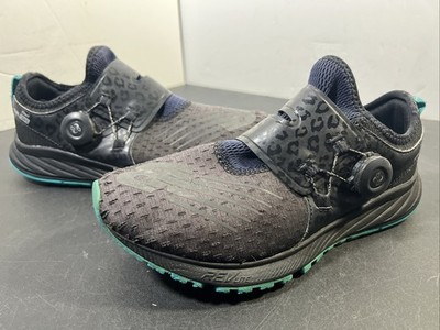New Balance Sonic Fuel Core BOA Women's Size 8.5 B Black Green Laceless WSONISB
