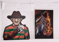 Freddy Krueger Lenticular 5" 3D Sticker / Decal Lot of 2