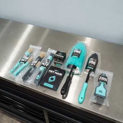 The Clean Garage Detailing Brush Starter Kit | 11 Brushes