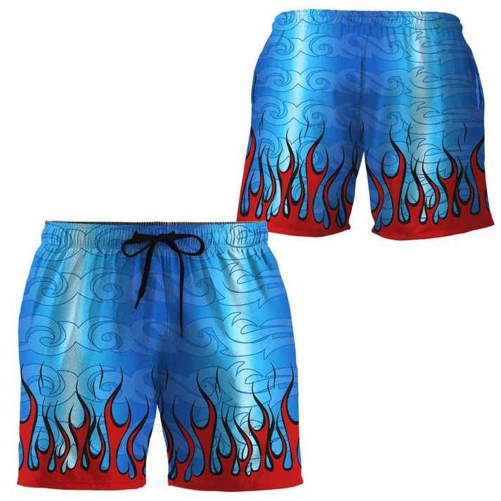 3D Drag Racing Custom Men Shorts