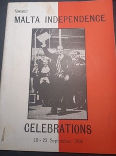 MALTA PAMPHLET SOUVENIR MALTA INDEPENDENCE 1964