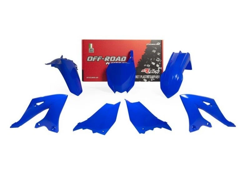 Rtech Plastique Kit S'adapte À Yamaha YZ 125 250 AB22 Bleu - Photo 1/1